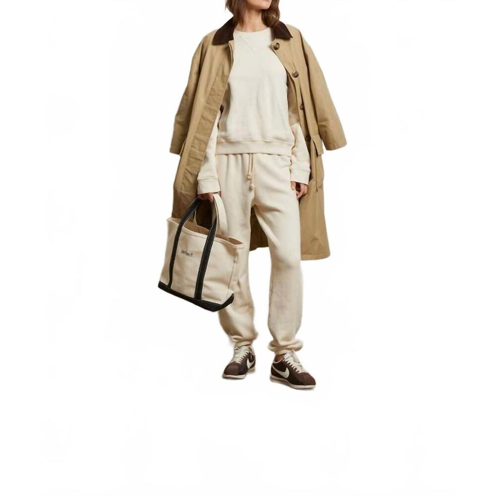 NEW PERFECTWHITETEE michelle fleece jogger in sugar - Picture 4 of 5